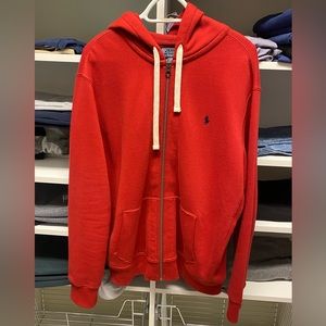 POLO RALPH LAUREN FULL ZIP HOODIE SWEATSHIRT